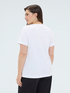 Cotton t-shirt with cat print image number 3