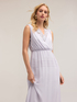Long dress with lace top image number 3