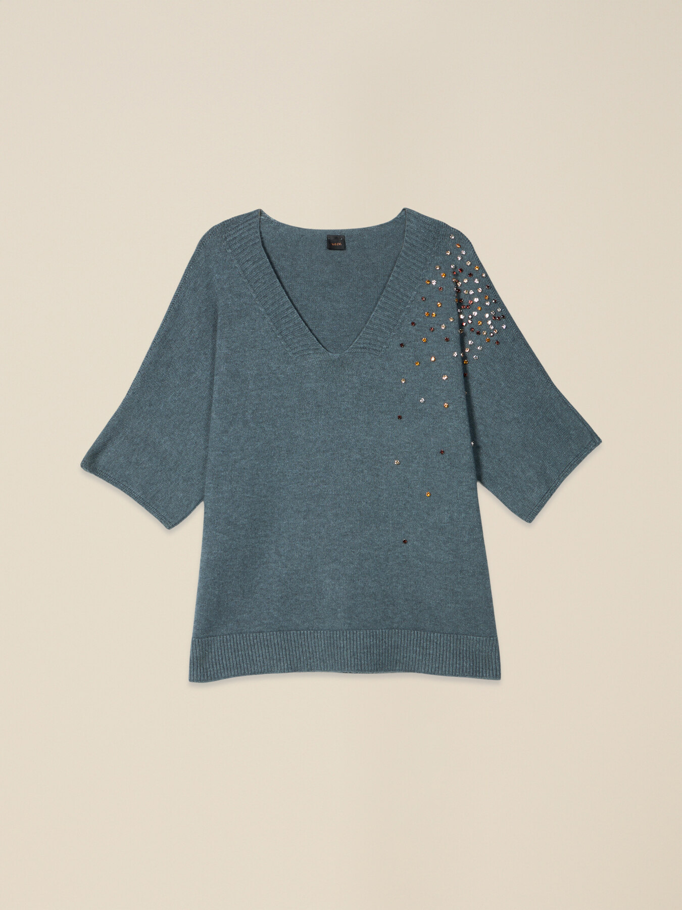 Maglia maniche corte cn castoni image number 3