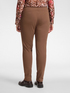 Slim-fit trousers in Milanese stitch image number 1