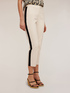 Pantaloni cropped con banda laterale image number 2