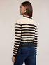 Cardigan rayé lurex avec clous image number 1