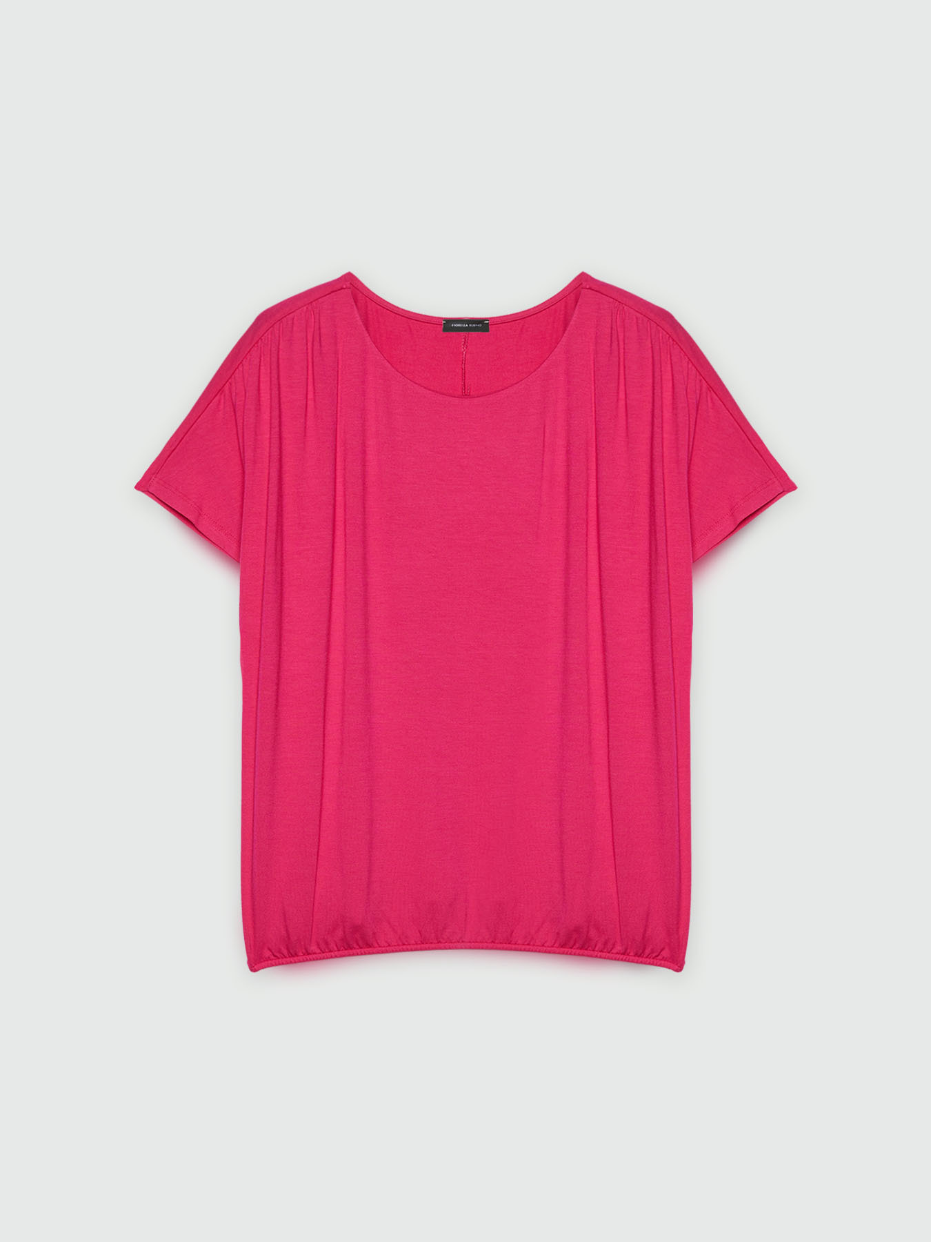 T-Shirt mit Gummizug am Saum image number 0