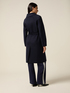 Long wool blend coat with belt image number 1