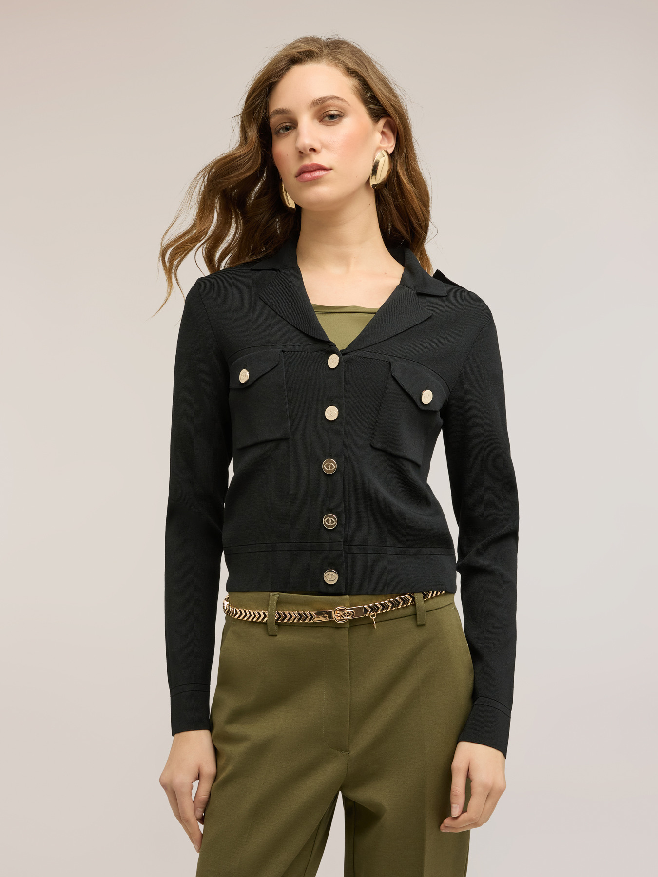 Kurze Strickjacke image number 1