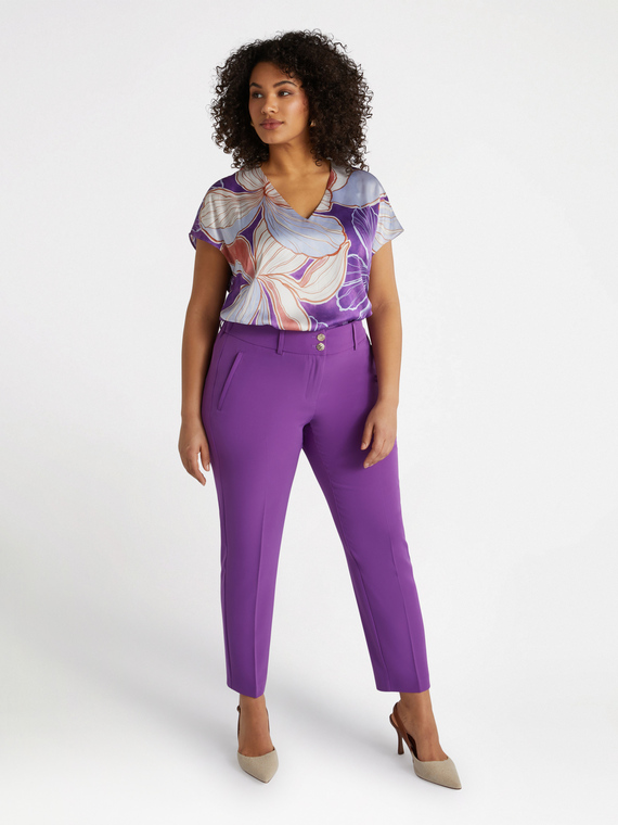 Flowing fabric New York trousers