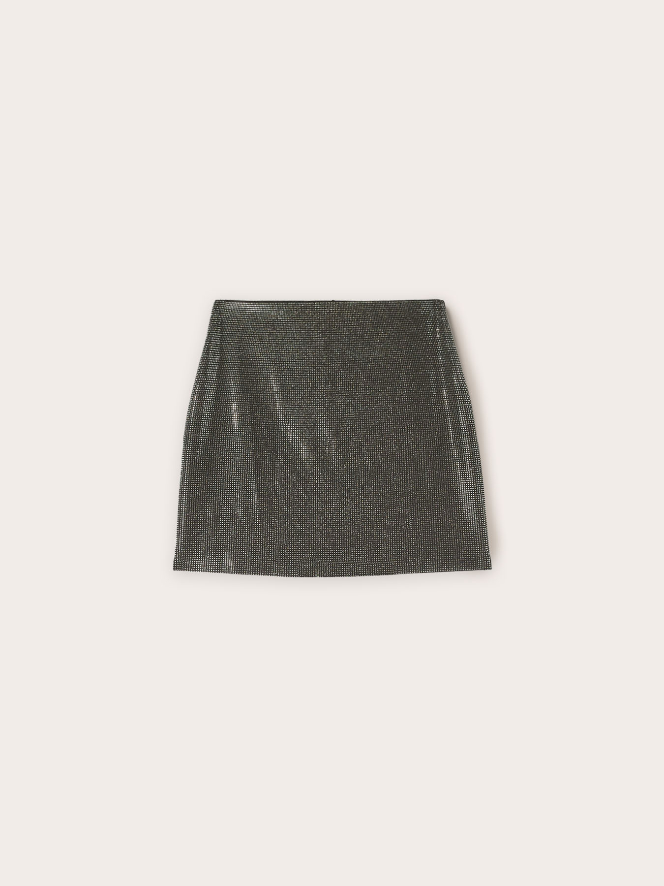 Full rhinestone miniskirt image number 4