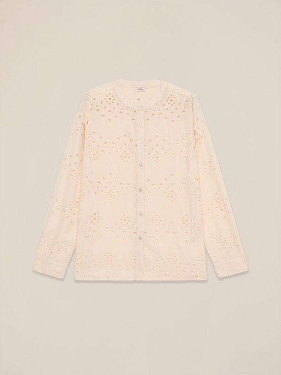 Cămașă din dantelă broderie anglaise