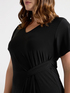 Jerseykleid mit Seitenschlaufen image number 2