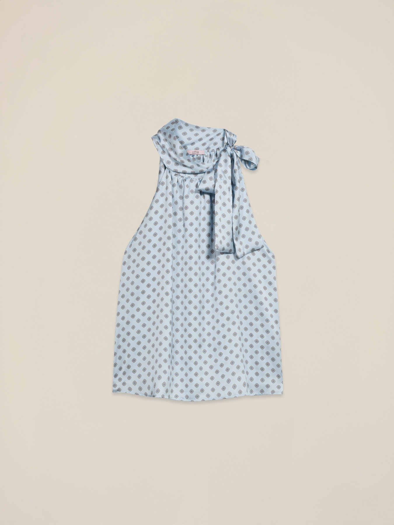 Satin top with bow image number 3