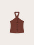 Top cu guler halter The Tailoring Lab image number 5