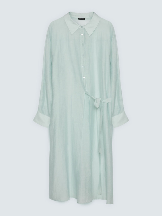 Camicia lunga con laccetti
