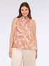 Top mit Paisley-Druck aus Crêpe image number 2