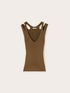 Top in maglia con cut-out image number 4