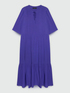 Langes Kleid aus Viskose LENZING™ ECOVERO™ image number 4