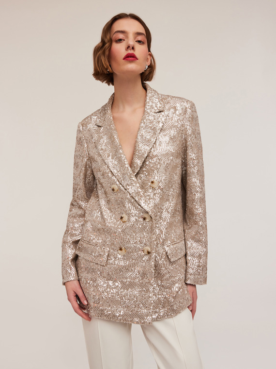 Blazer over full paillettes