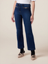 Jean kick flare avec boucles métalliques image number 3