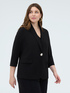 Blazer aus Jersey mit Dreiviertel&auml;rmel image number 0