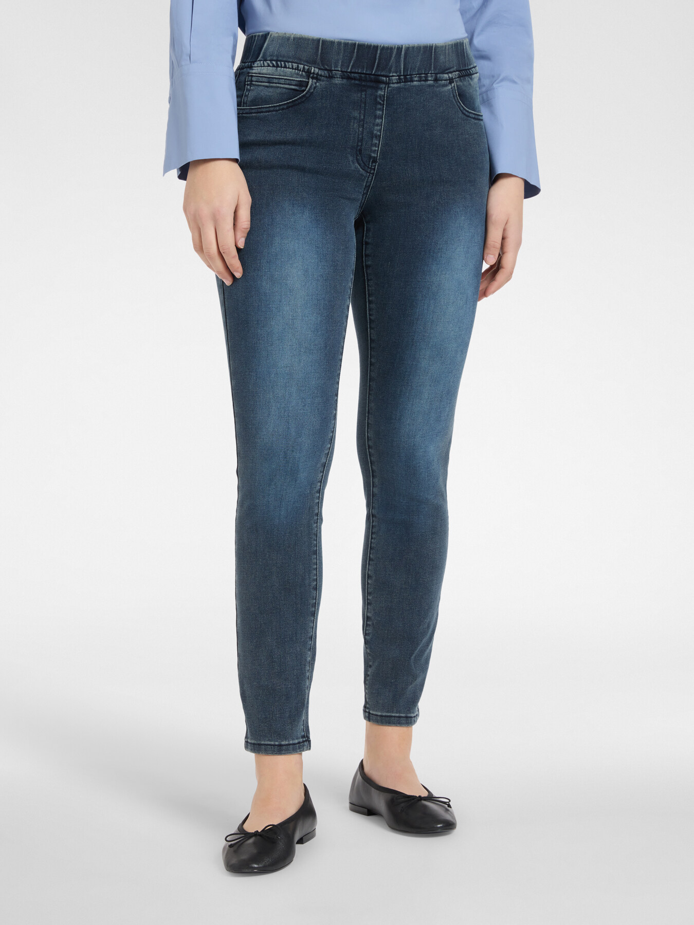 Pull-on jeggings with 5 pockets, "Pat" image number 2