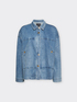 Oversized denim jacket image number 5