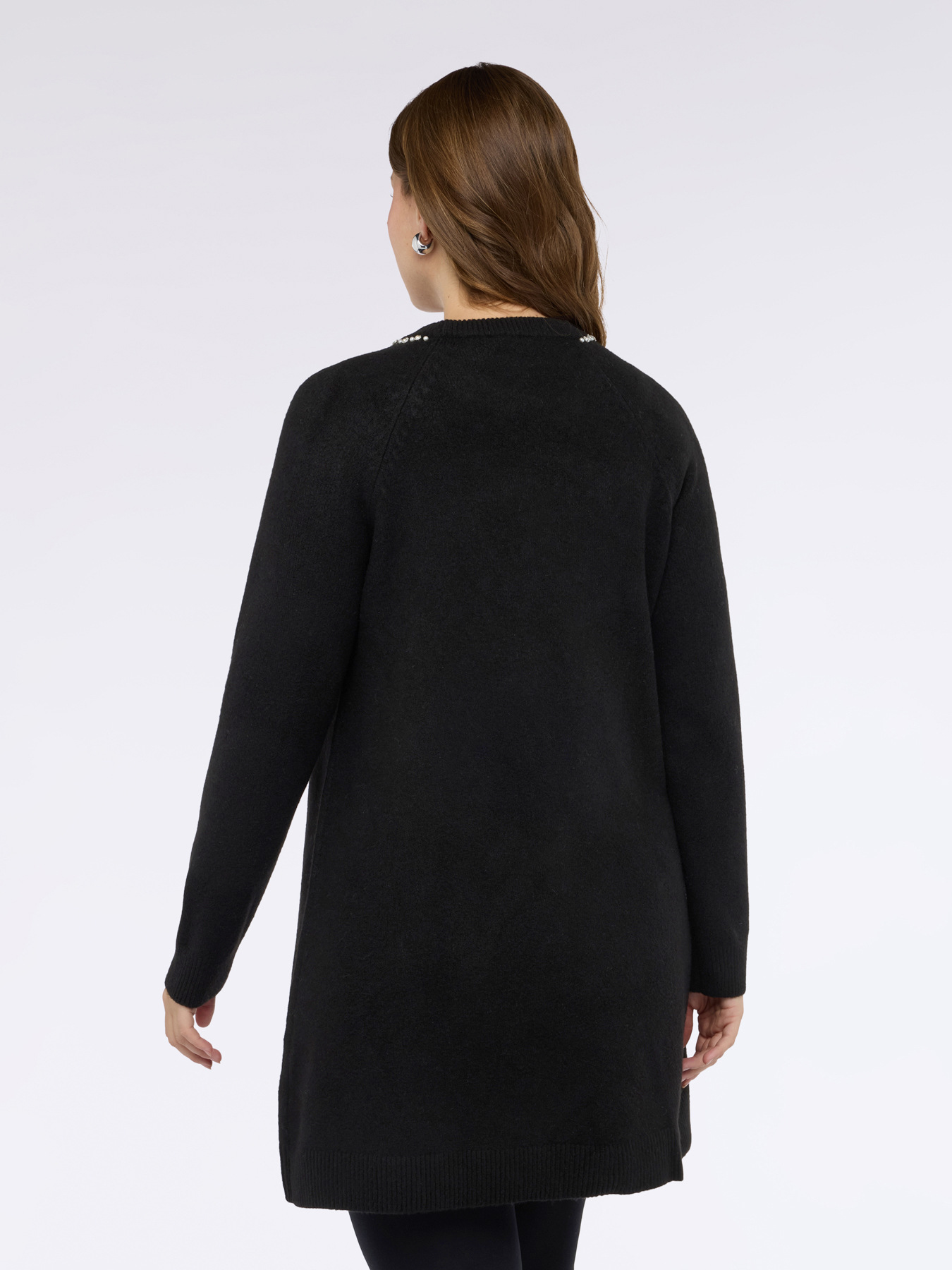 Langer Pullover mit Leuchtapplikationen image number 1