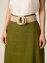 Belt with circular buckle image number 0