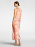Vestido raso flores image number 1