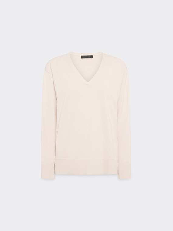 Pullover mit V-Ausschnitt