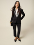 Blazer with contrasting trim image number 3