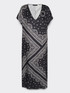 Midikleid mit Tuchdruck image number 4