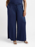 Satin palazzo trousers image number 2