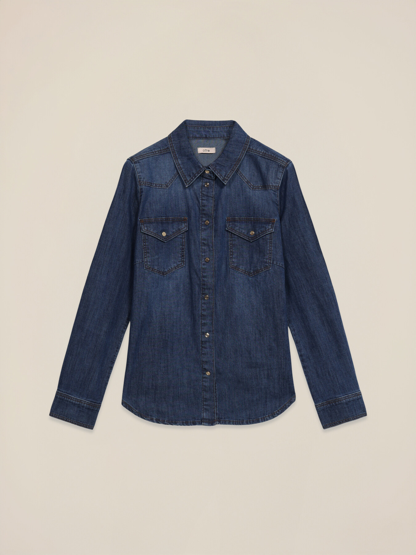 Chemise en denim stretch image number 4