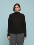 Wool blend jersey turtleneck t-shirt image number 0