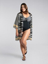 Animal print kaftan image number 0
