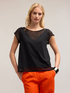 Jersey t-shirt with georgette inserts image number 3
