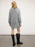 Sweatkleid mit Shiny-Optik image number 1