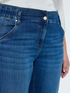 Jeans Balloon lavaggio blu effetto washed image number 3