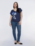 T-shirt with floral print image number 2