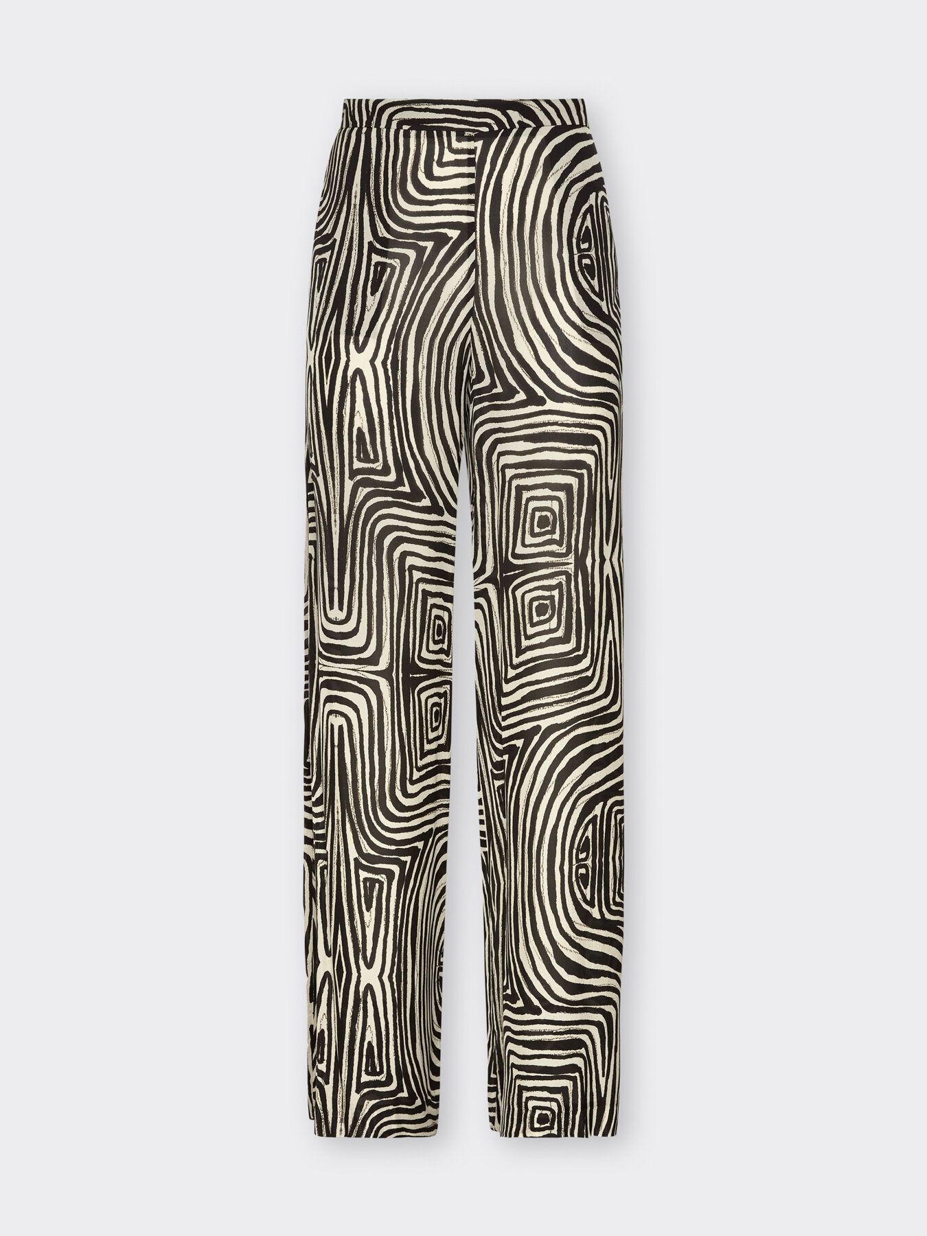 Pantaloni palazzo stampati in viscosa image number 4