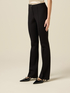 Pantaloni flare in punto milano image number 3