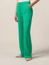 Wide leg pants in fluid fabric image number 3