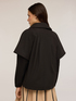 Satin bomber jacket with detachable cape image number 1
