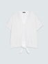Blusa de bordado ingl&eacute;s con lazo image number 4