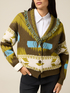 Cardigan a lavorazione ikat image number 2