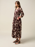 Patterned cotton midi shirtdress image number 0