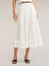 Pleated poplin circle skirt image number 2
