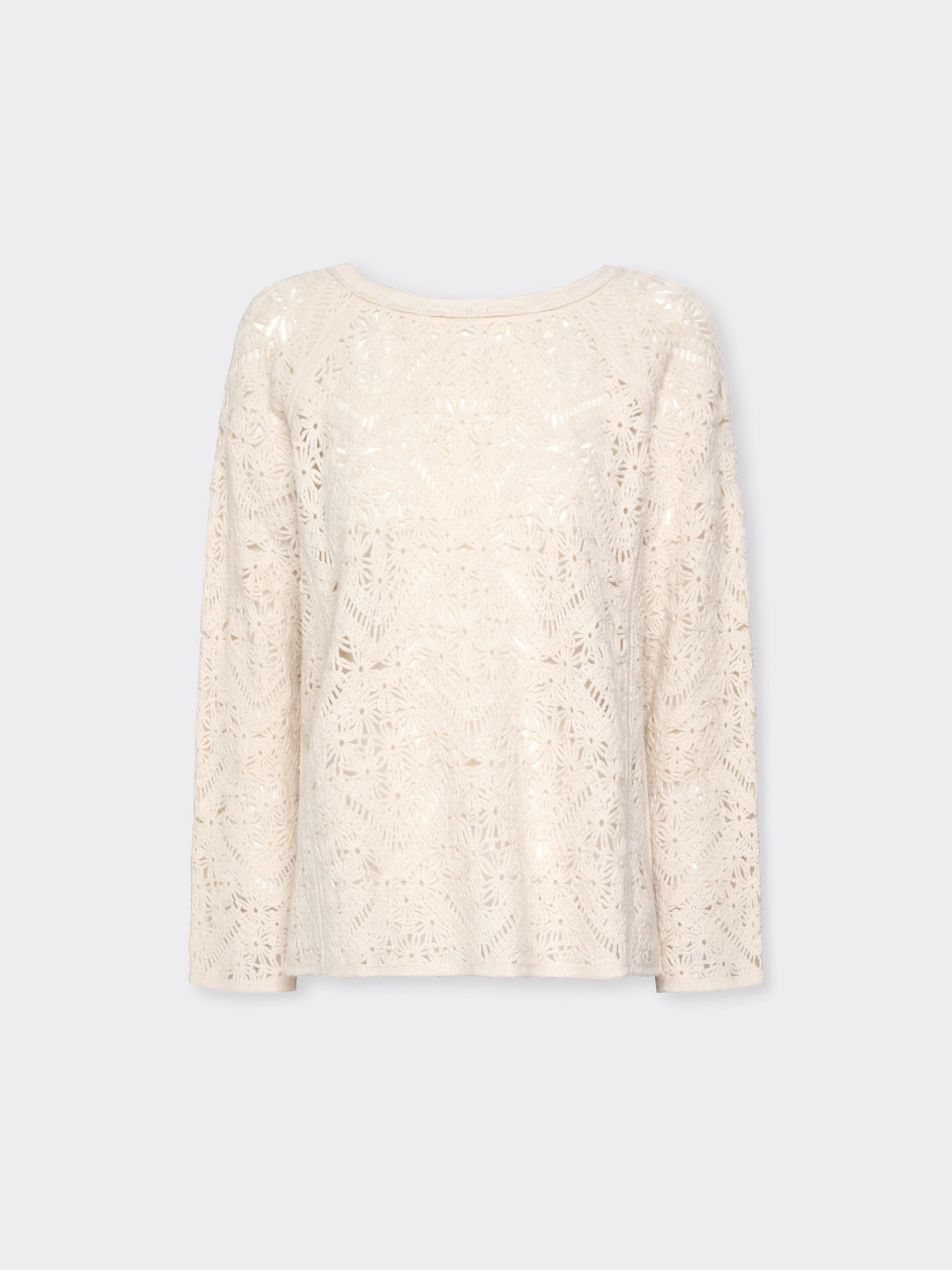 Lace stitch sweater image number 4