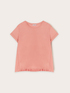 T-shirt con inserto plissé dietro image number 4