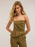 Top bustier drappeggiato image number 0