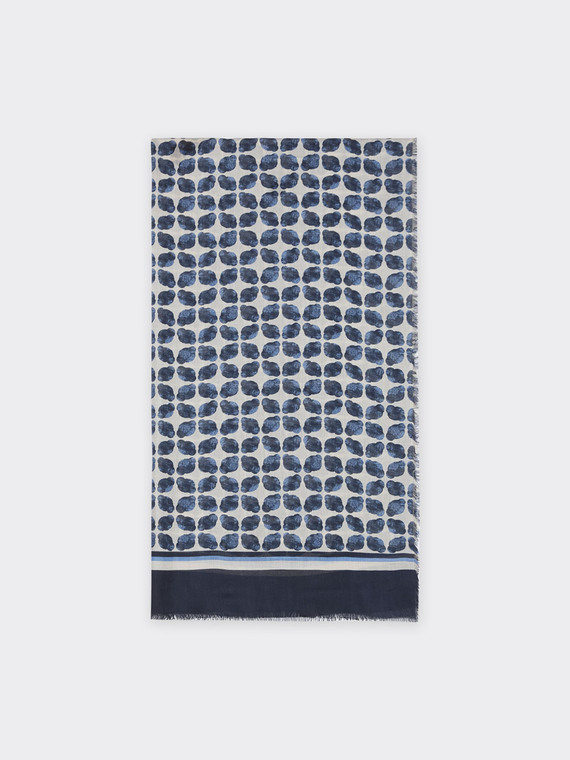 Étole imprimée en modal